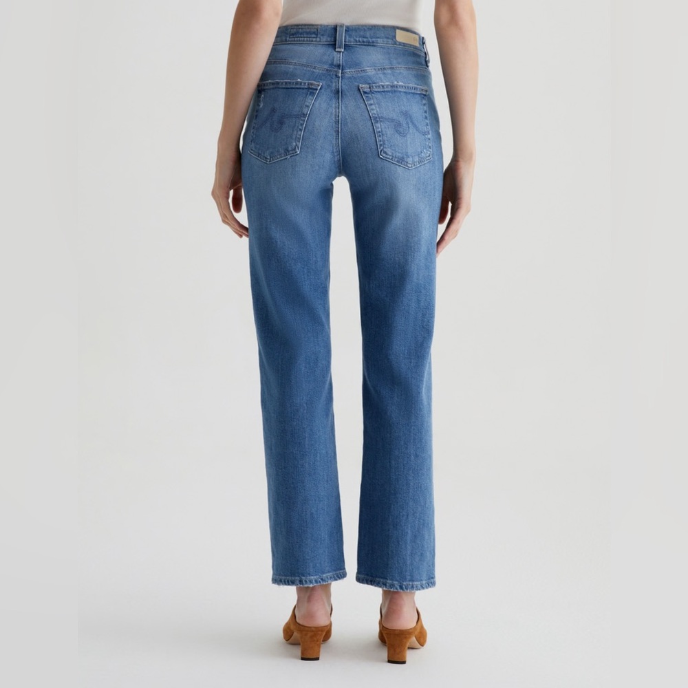 AG Jeans Brinley Mid-Rise Straight - Iris - Picture 7 of 8
